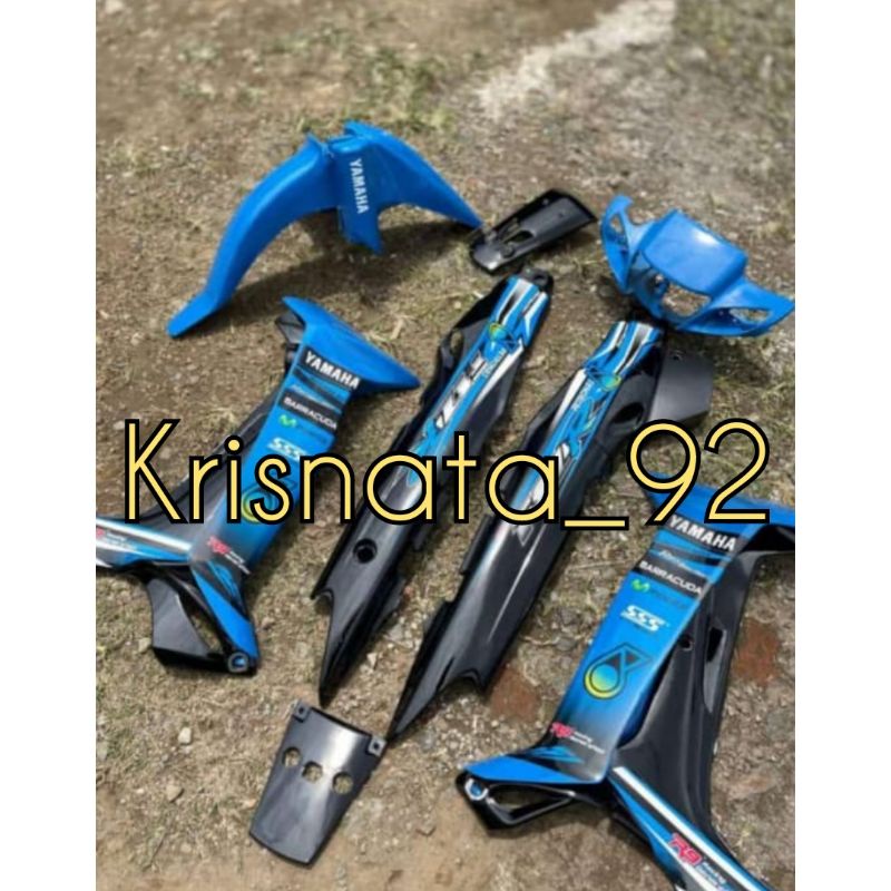 Bodi set fiz r Petronas hitam biru fullset