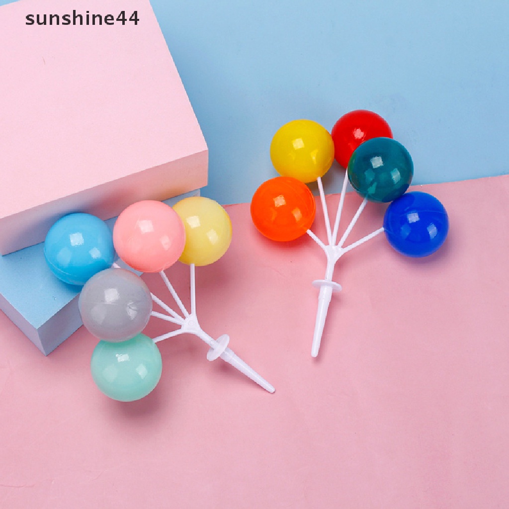 Sunshine Topper Kue Bentuk Balon / Bintang / Awan / Hujan Untuk Dekorasi Pesta Ulang Tahun