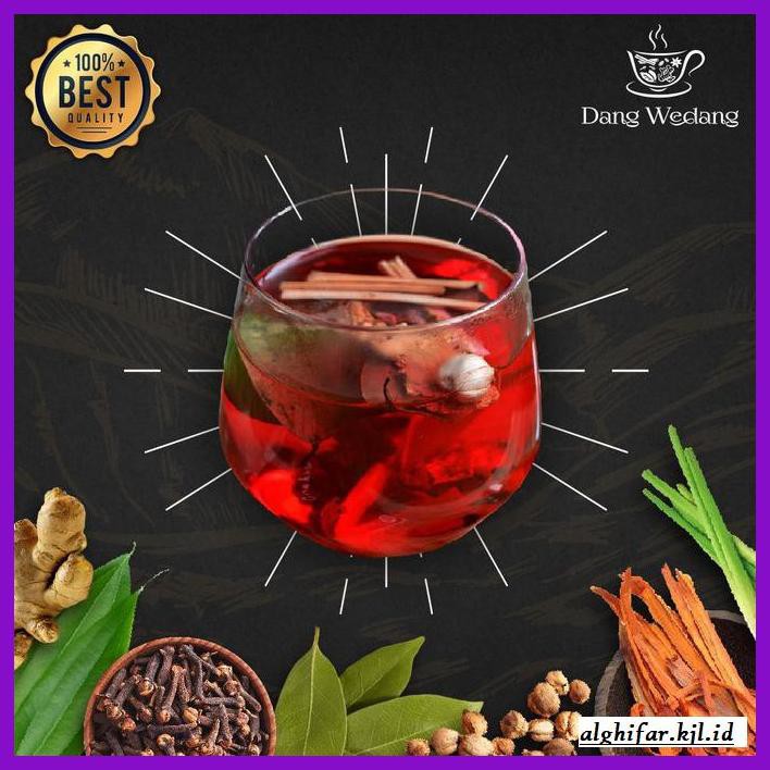 

lanoisidartdrink- wedang uwuh, lemon dan telang premium khas jogja kemasan 1 pack isi 10 - uwuh