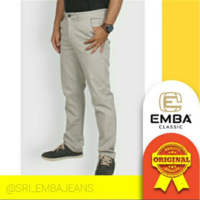 emba clasic celana panjang pria