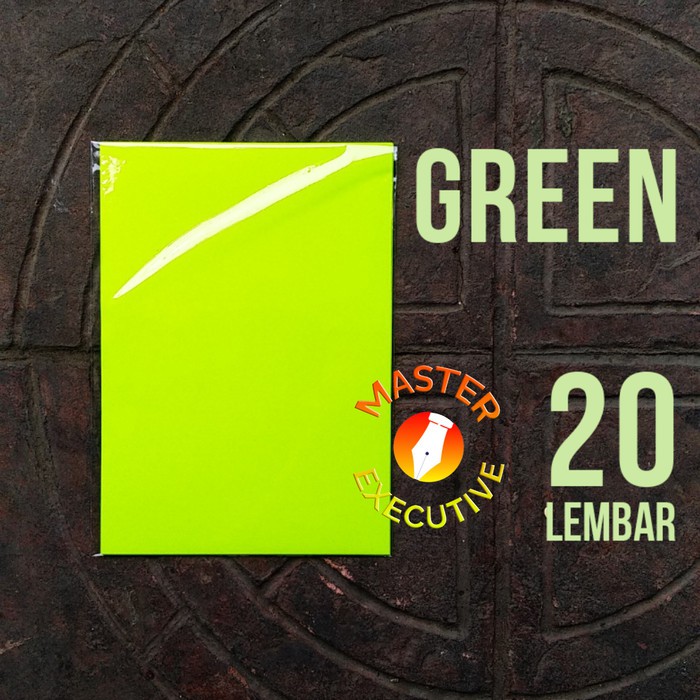 

Order Langsung Sinar Dunia Color Kertas A4 80 gsm Cyber HP Green / Isi 20 Lembar Limited