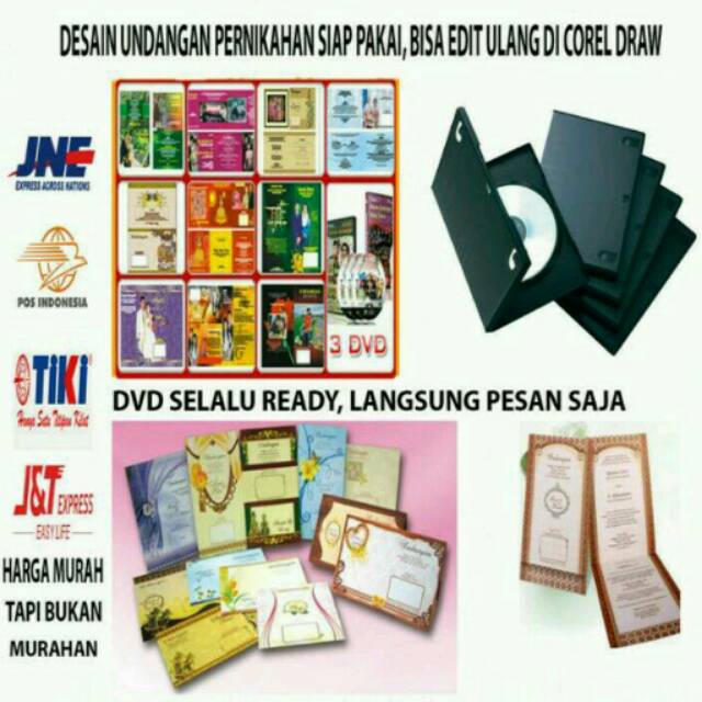 Dvd Desain Undangan Bisa Di Edit Ulang