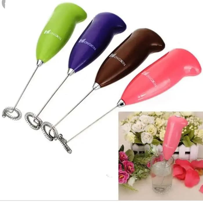 Pengaduk Pengocok Minuman - Hand mixer Mini cappucino