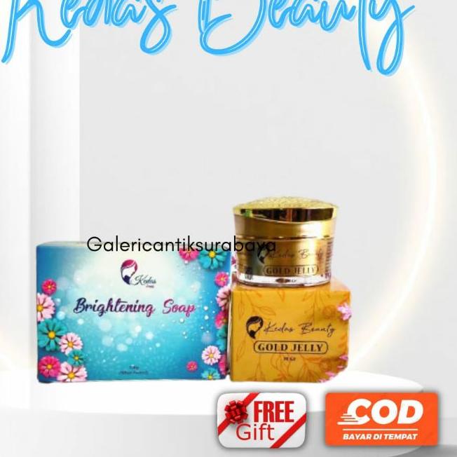 ★hl»|Gratis ongkir|KEDAS BEAUTY ORIGINAL BPOM SABUN SERUM GOLD JELLY-2