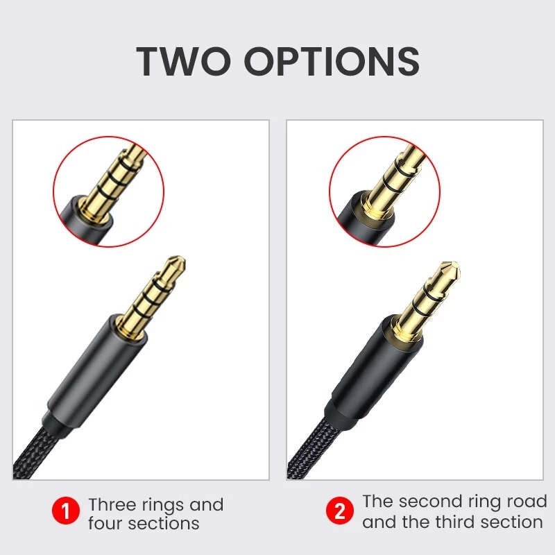 Kabel Audio AUX TRS Extension 3.5mm Male to Male 1 Meter - AV22 - Black