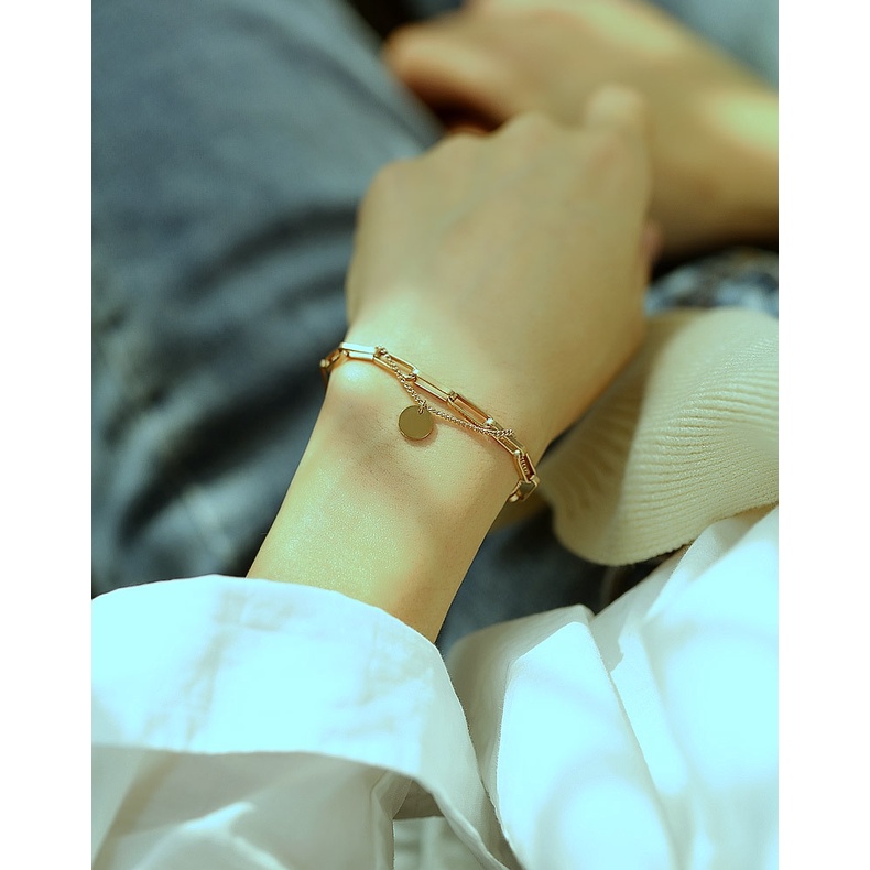Gelang GL67 Stainless Steel / Titanium Premium Fashion Wanita Gelang Unik Lucu Keren Bagus Banget /Deluna/ BS