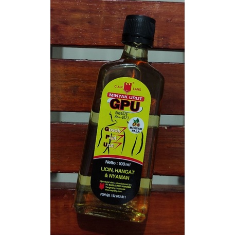 Gpu Aroma Pala 100 ML / Pegal Linu / Nyeri sendi / Minyak Urut