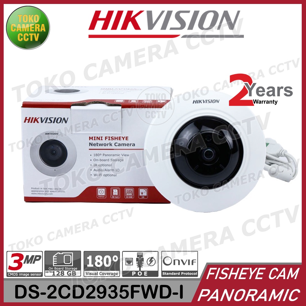 KAMERA CCTV FISHEYE PANORAMIC HIKVISION IP CAMERA 3MP