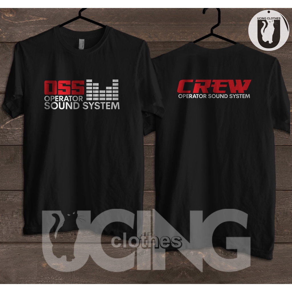 Kaos Baju Audio OSS Operator Sound System OSS Crew Kaos Musik