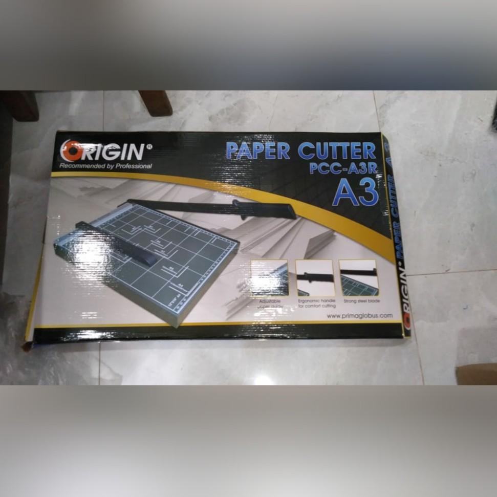 

pemotong kertas ORIGIN paper cutter A3 PCC A3R 38X46 cm (KODE Q09)