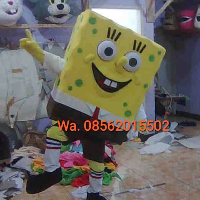 Kostum badut Spongebob