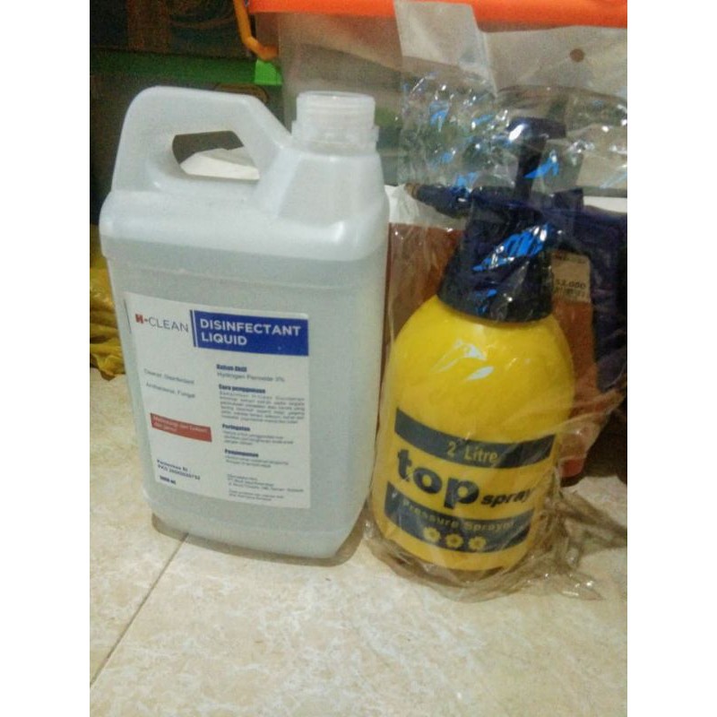 Cairan desinfektan disinfektan 5 liter spray 2 liter paket