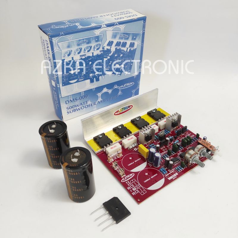 Kit Power Subwoofer Aktif DMS 009 Plus Regulator Elco &amp; Dioda