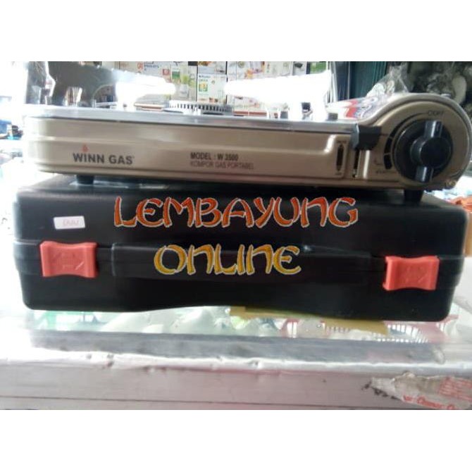 Winn Gas W-3500 Kompor Gas Portable 2In1 Stainless Stell