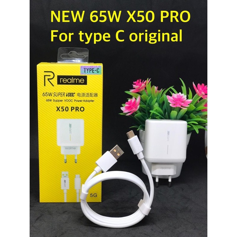 PROMO CHARGER REALME ORIGINAL 65w X50pro micro / type C