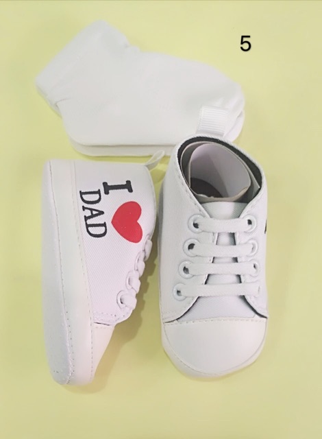 Sepatu bayi kaos kaki laki-laki prewalker anti selip denim 0-9 bulan