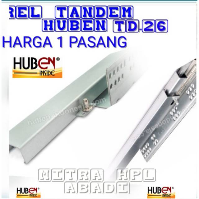 Rel laci TANDEM HUBEN TD(26-35cm) slowmotion/hidrolik