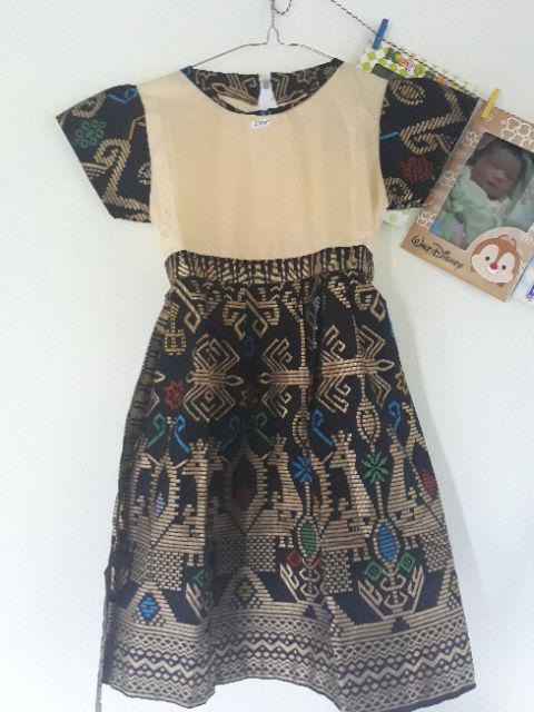 Batik Couple Keluarga Maura Gamis Prodo Modern Seragam Gayatri Kerja Sania Ori Ramadhani Rafa Family