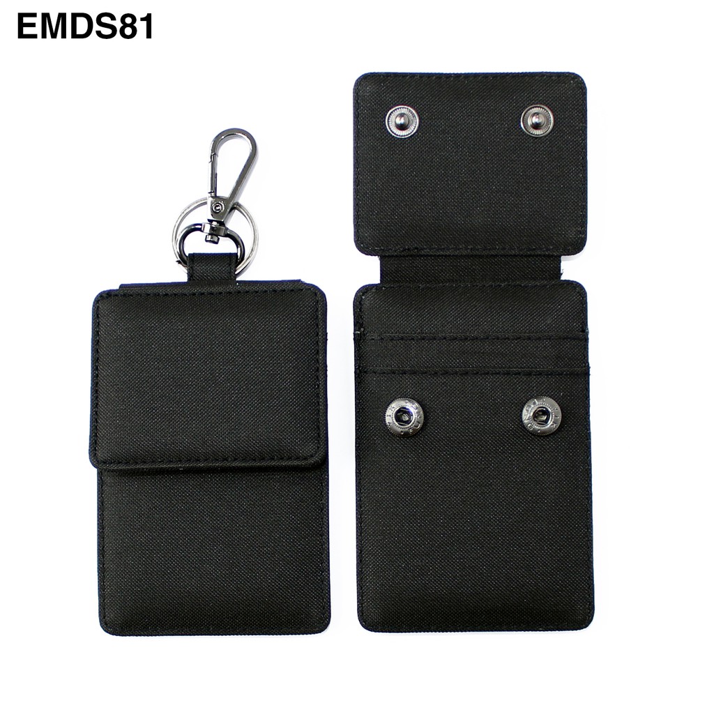 Dompet STNK Mobil Motor gantungan kunci keychain hitam EMDS81