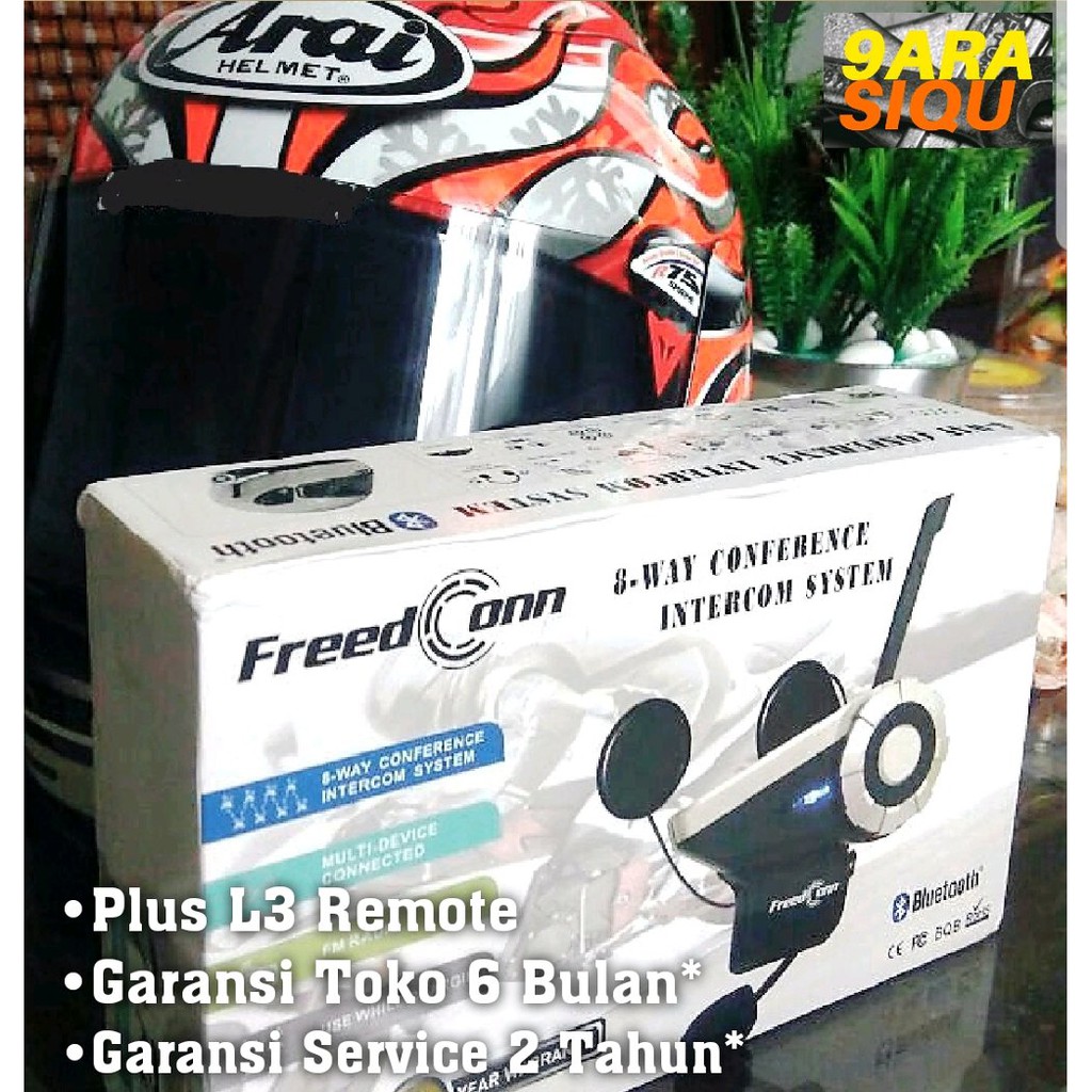 Bluetooth Intercom FREEDCONN TREX T-Rex 1500M 8-Riders Group Intercom Sena Killer Best Quality