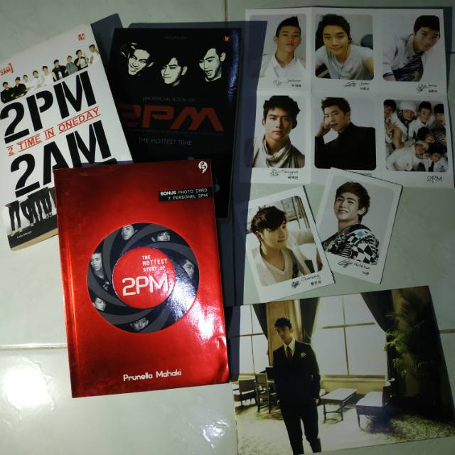 2pm poster, book, photocard