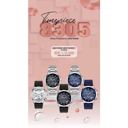 Jam tangan JIMS HONEY Timepiece 8305