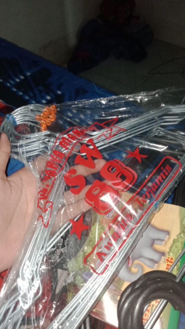 Hanger Kawat/besi Besar 12pcs