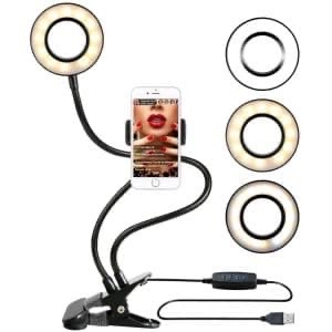 BAROKAH GAMIS GARANSI 1 BULAN KERUSAKAN Ring light hp holder 2 in 1