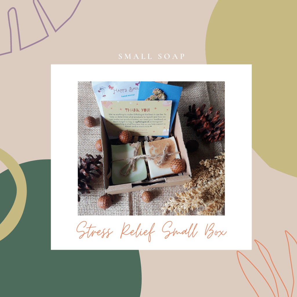 

Stress Relief Small Box (SS) | Artisan Soap | Box Kado
