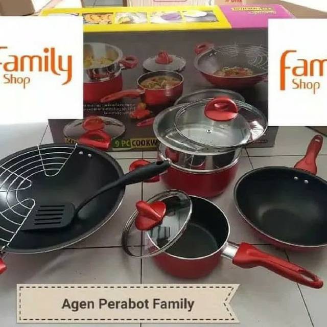 Panci Supra 9pcs Rosemary Supra Original Panci Set Supra Premium 9 pcs