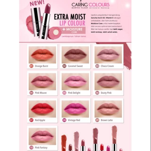 Caring colours lipstik( free lipstik selama masih ada)