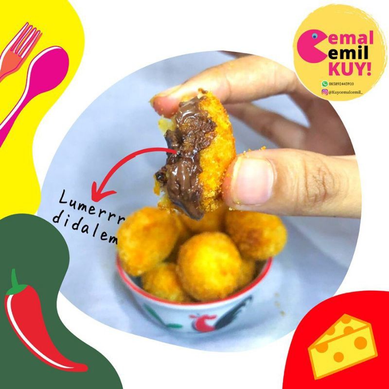 

Cimol Crispy Coklat Lumer