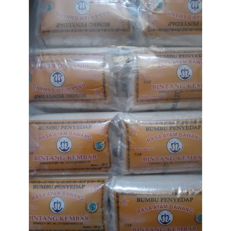 

bumbu tabur rasa ayam bawang cap bintang kembar @50gr