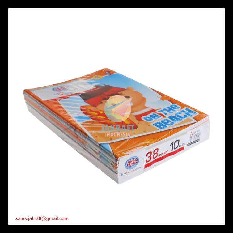 

Buku Tulis Bergaris Sidu Isi 38 Lembar Kwarto Sinar Dunia Obral