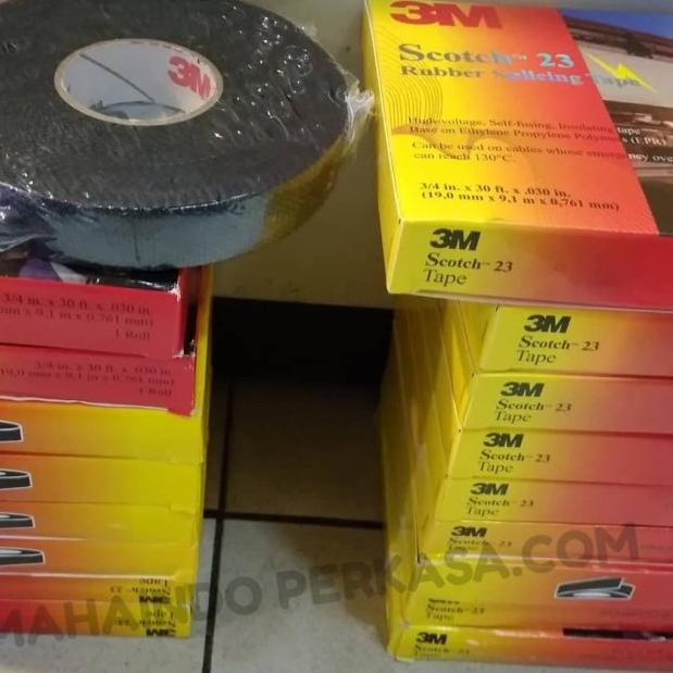 

❋ Isolasi karet 3m Rubber Splicing Tape 23 - Scotch 23 ☀