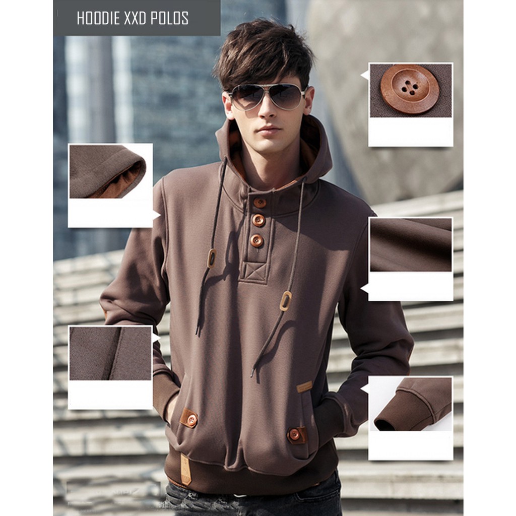 jaket hoodie creed polos