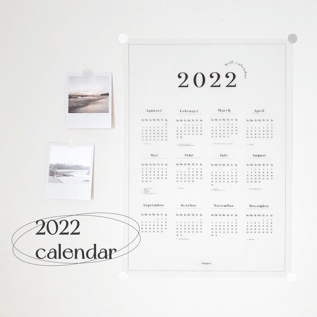 2022 wall calendar aesthetic snapco.