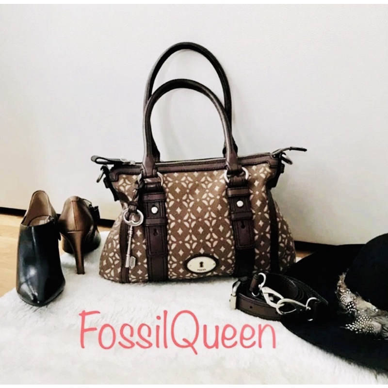Preloved Tas Fossil Selempang Authentic Second