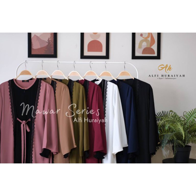 Abaya Mawar by Alfi Huraiyah