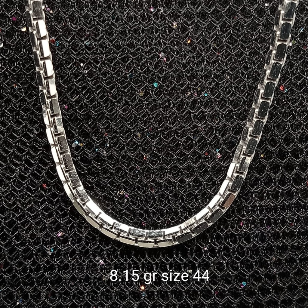 NEW Kalung Emas 17K - Putih 8.15gr Kadar 750 - 1642