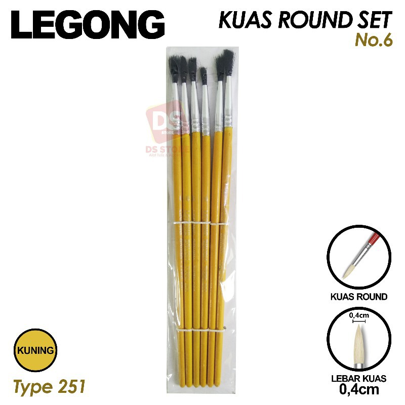 

LEGONG KUAS (251) ROUND SET No. 6