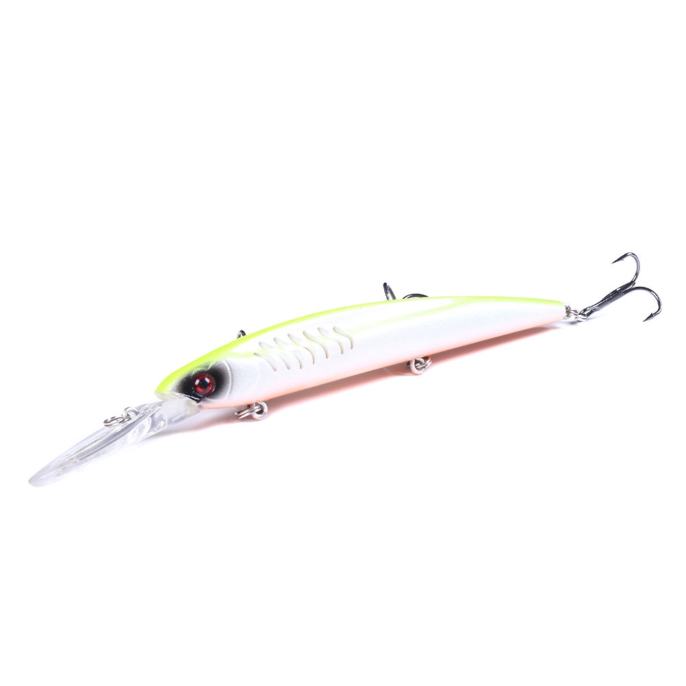 HENGJIA 1pcs 14.5cm/12.6g Minnow Umpan Pancing Swimbait Fishing Lure Bass Ikan Crankbait kail Tackle