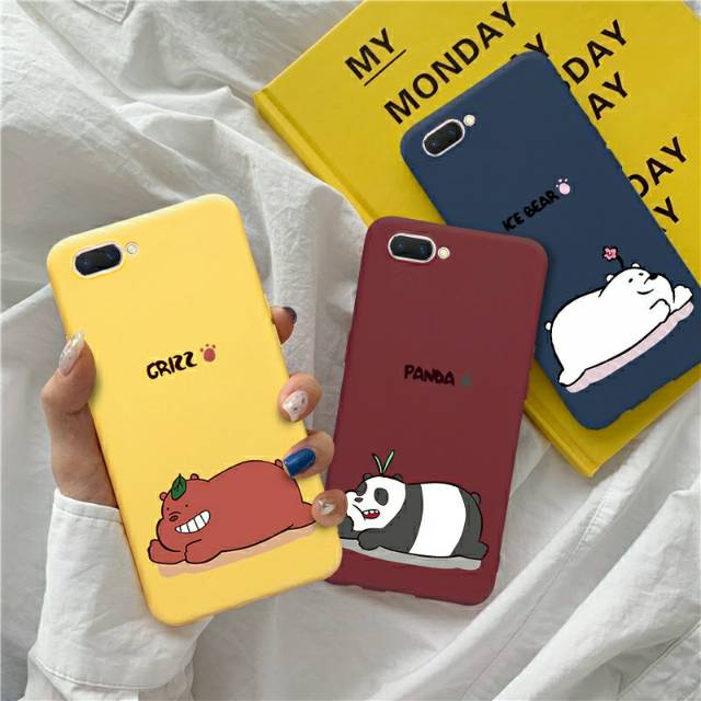 We Bare Bears Case OPPO Neo9 A39 F1s A83 F5 F7 F9 F9pro A3s A5S