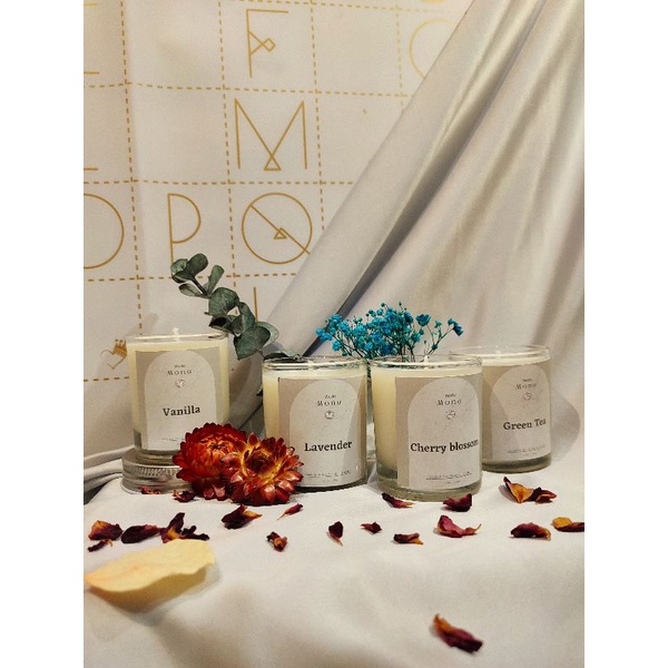 Original aroma terapi, lilin gelas ukuran 70 ml dengan berbagai pilihan Aroma terapi