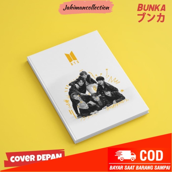 

✨ BISA COD ✨ Notebook KPOP BTS W Full Member Hardcover A5 buku Tulis Catatan Agenda