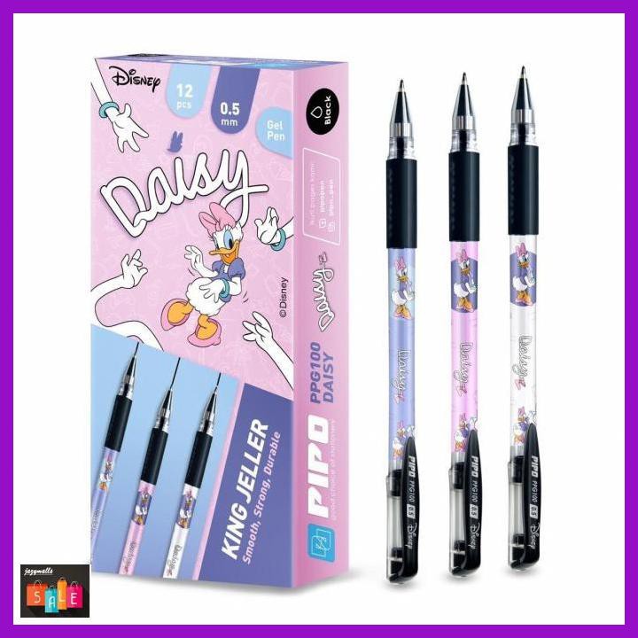 

Silutala- Pipo Disney Ppg100 Daisy Duck Set Ballpoint 12 Pcs Tinta Hitam -Ori.