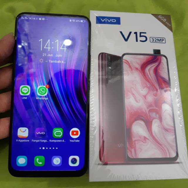 Vivo V15 Bekas Ram 6 Gb / Seken / Second / Pernah di Pakai