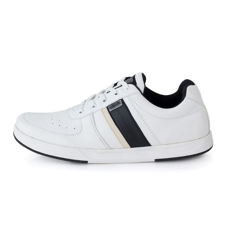 Sepatu Casual Sneakers Putih Hitam Pria Cowok Mills Series Kets Distro Premium Original
