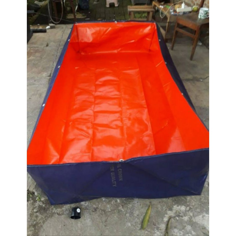 terpal kolam kotak , terpal kolam lele 2x1x50 A5 Korea