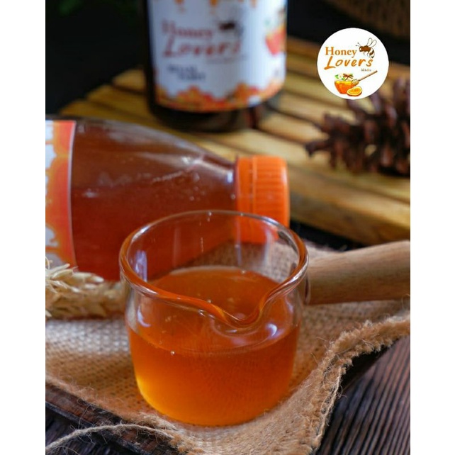 

Madu Murni Mentah Asli Honey Lovers, Royal Jelly and Bee Pollen, Premium 350 ml